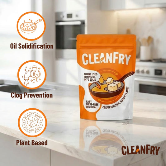 Cleanfry - Cooking Oil Solidifier Powder